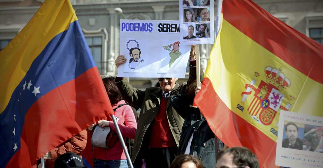 Carvajal, denuncias contra Podemos y el chavismo