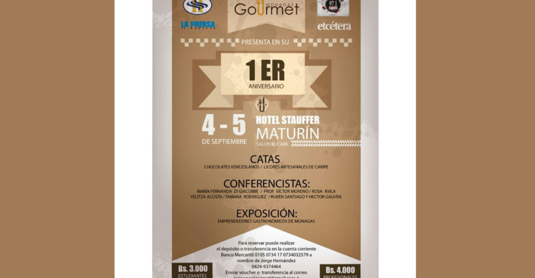 Monagas Gourmet, hector galban, primer aniversario