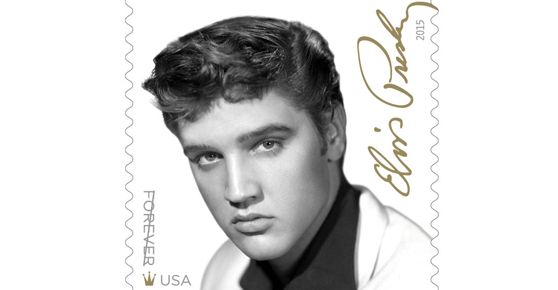 El sello "Forever" de Elvis Presley estará pronto a la venta en las oficinas postales de Estados Unidos