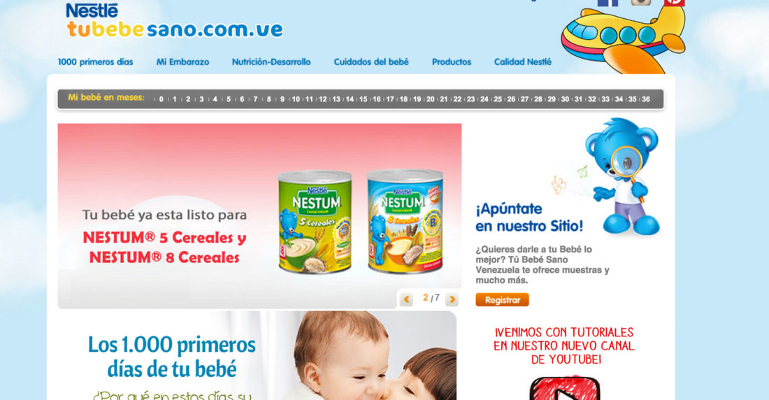 comienzo sano vida sana, nestle nutrition, tu bebe sano