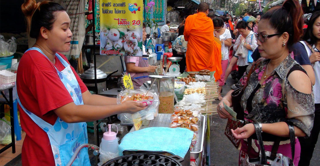 bangkok, comida callejera, tailandia