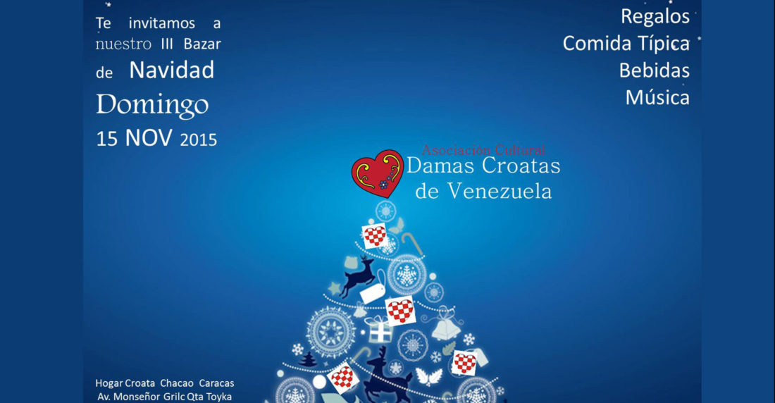 BAZAR CROATA, Asociación de Damas Croatas de Venezuel