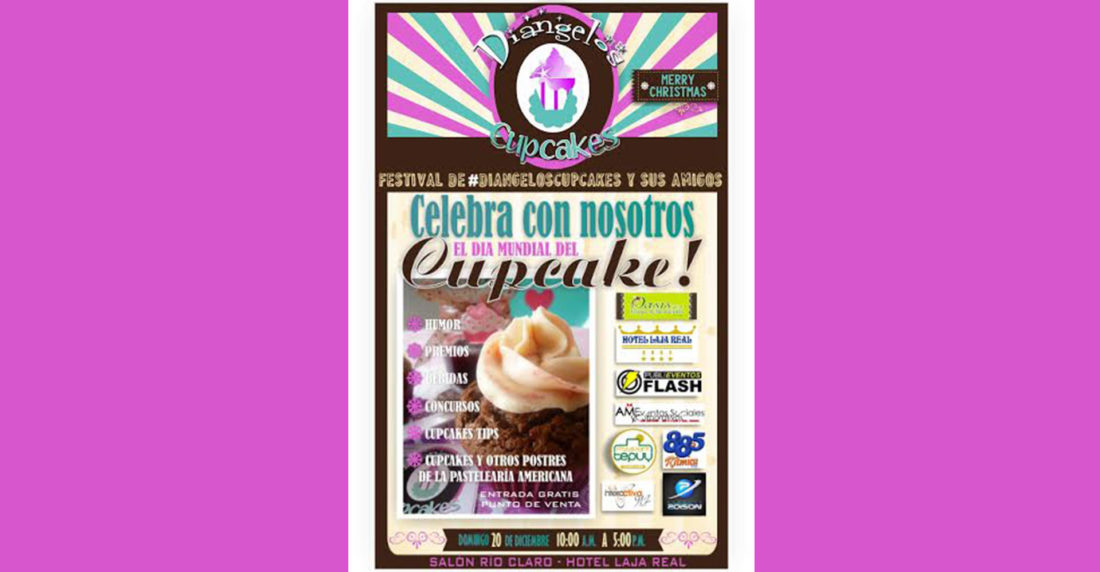 día mundial del cupcake, ponquecitos, ciudad bolivar, diangelos cupcakes