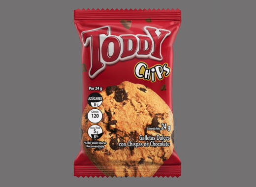 toddy chips, galletas, chocolate chips