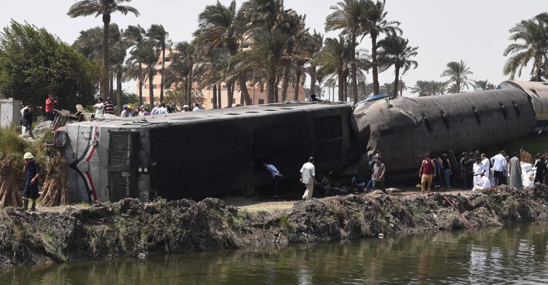 Accidente ferroviario en El Cairo