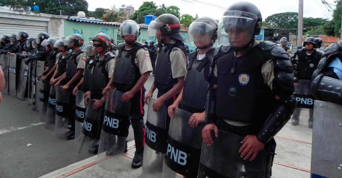 Piquete policial en Carabobo