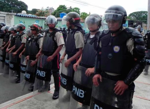 Piquete policial en Carabobo