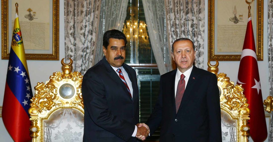 Recep Tayyip Erdogan y Nicolás Maduro