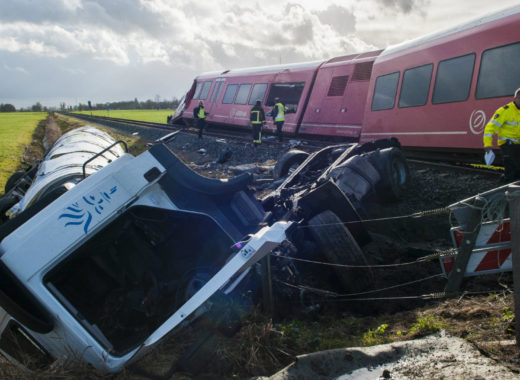 choque de tren en Holanda