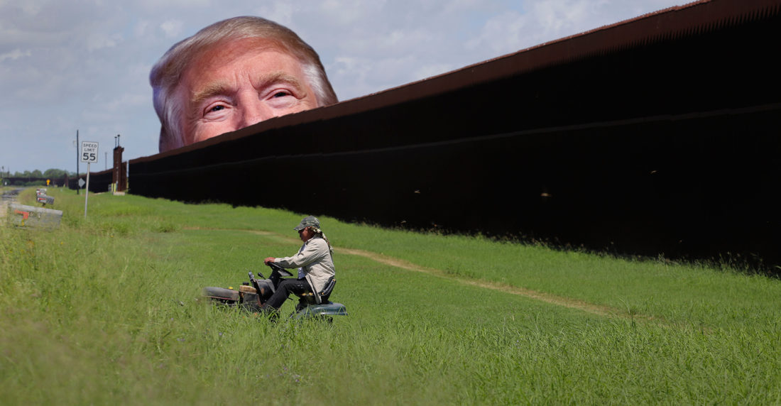 Trump en el Muro