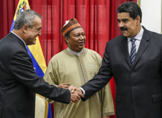 Maduro y Mohammed Barkindo