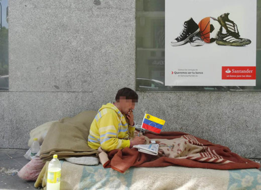 Dormir en la calle: nuevo perfil del inmigrante venezolano en España