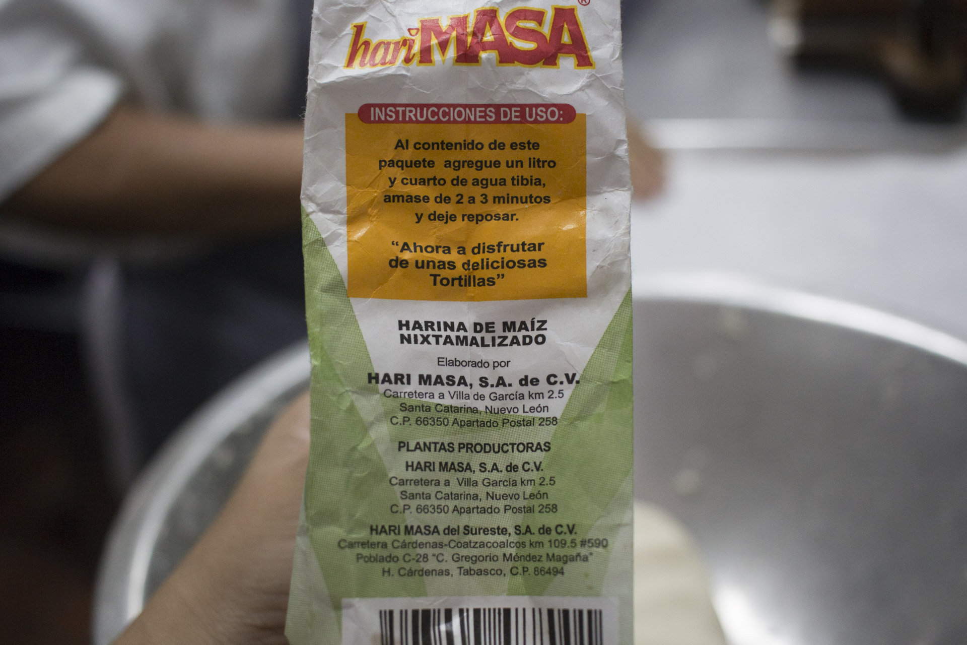 Arepas con harina mexicana La Casa Bistro