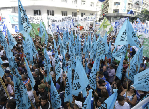 Protesta sindical Argentina
