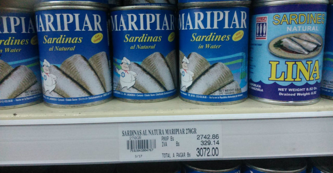 Latas de sardinas