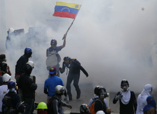 Gas lacrimógeno Venezuela