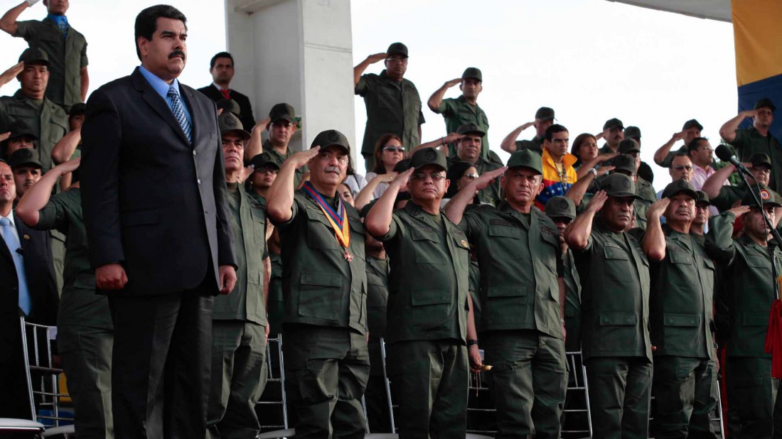 Maduro y militares