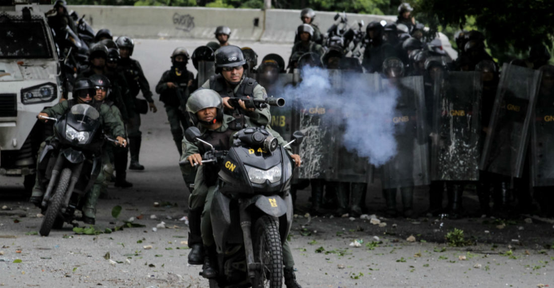 GNB represión en Venezuela