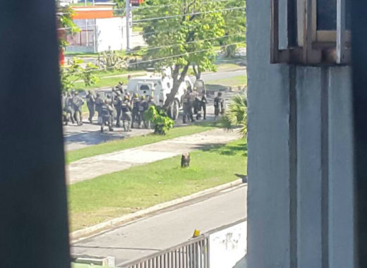 Represión en Fuerte Paramacay