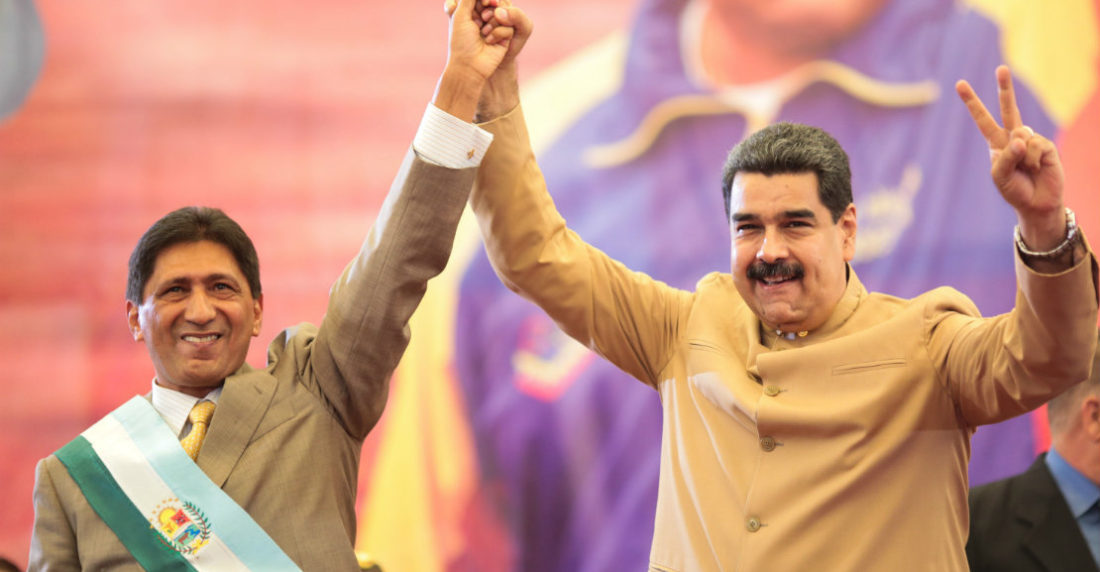 Argenis Chávez y Maduro
