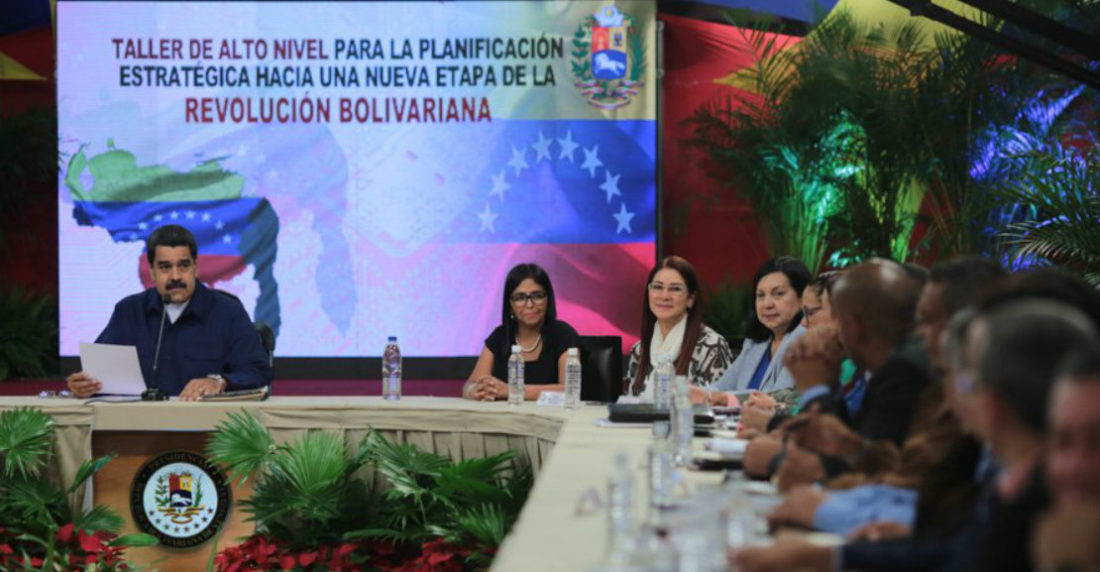 Maduro con gobernadores Miraflores