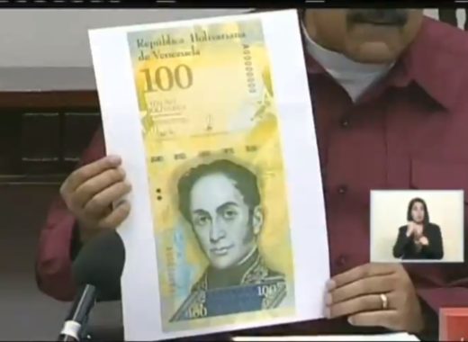 Maduro-billete de Bs 100.000