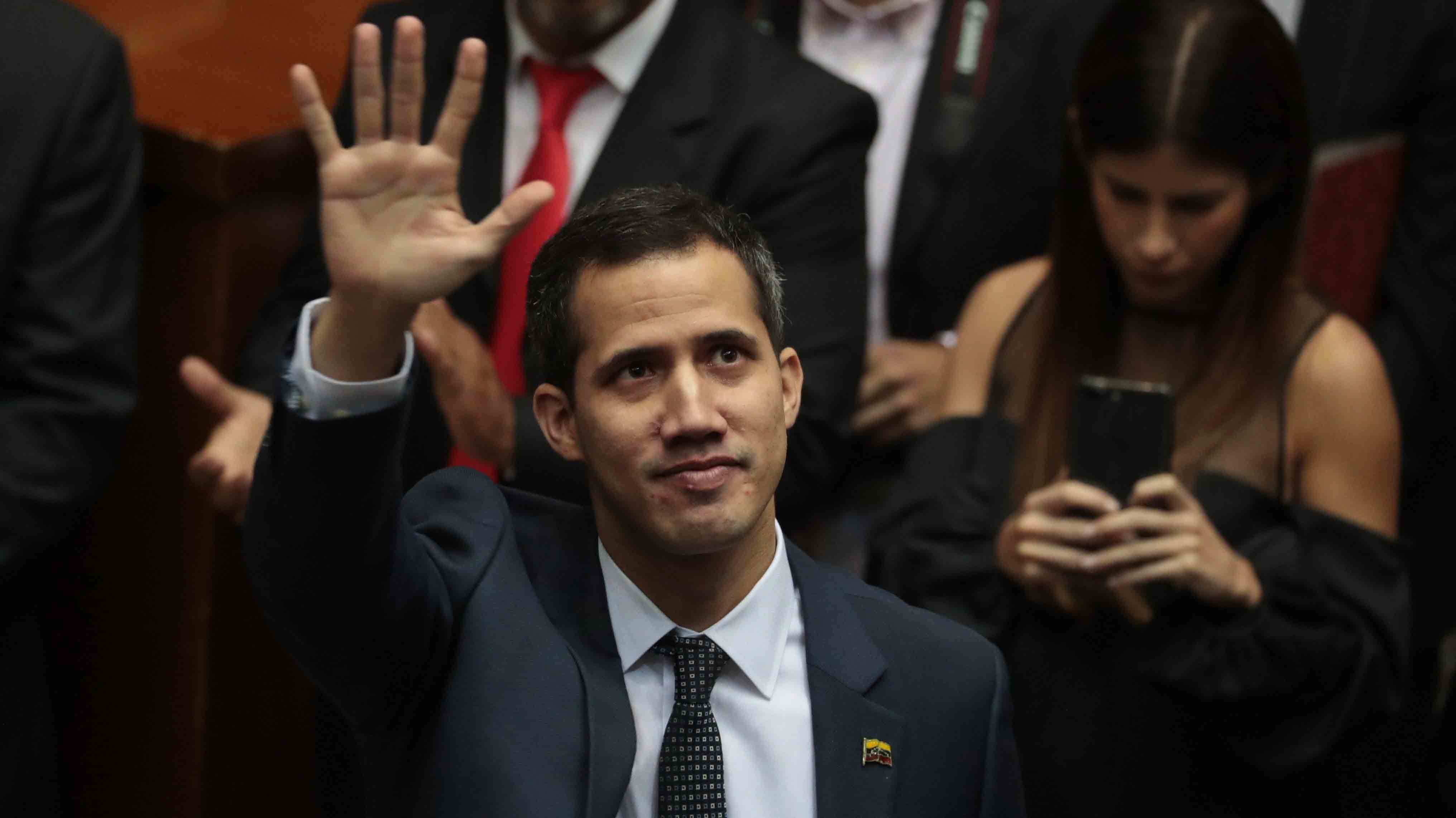 El joven diputado Juan Guaidó, nuevo presidente del Parlamento venezolano