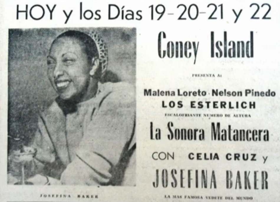 Coney Island Josephine Baker y Celia Cruz