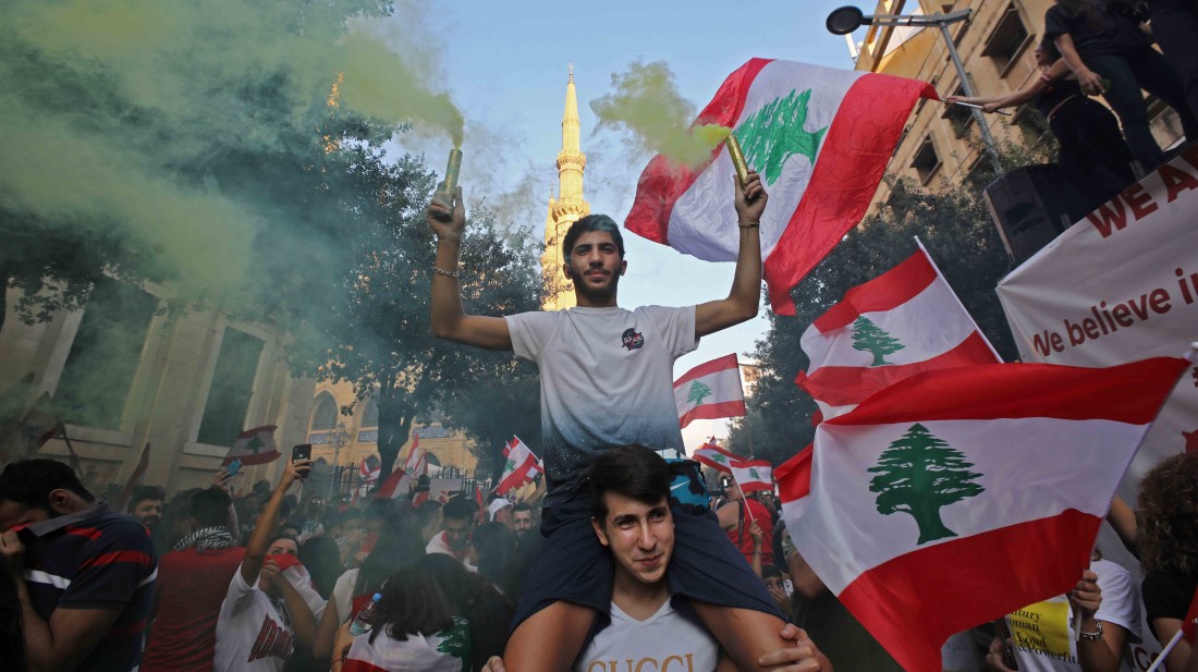 LEBANON-POLITICS-DEMONSTRATION