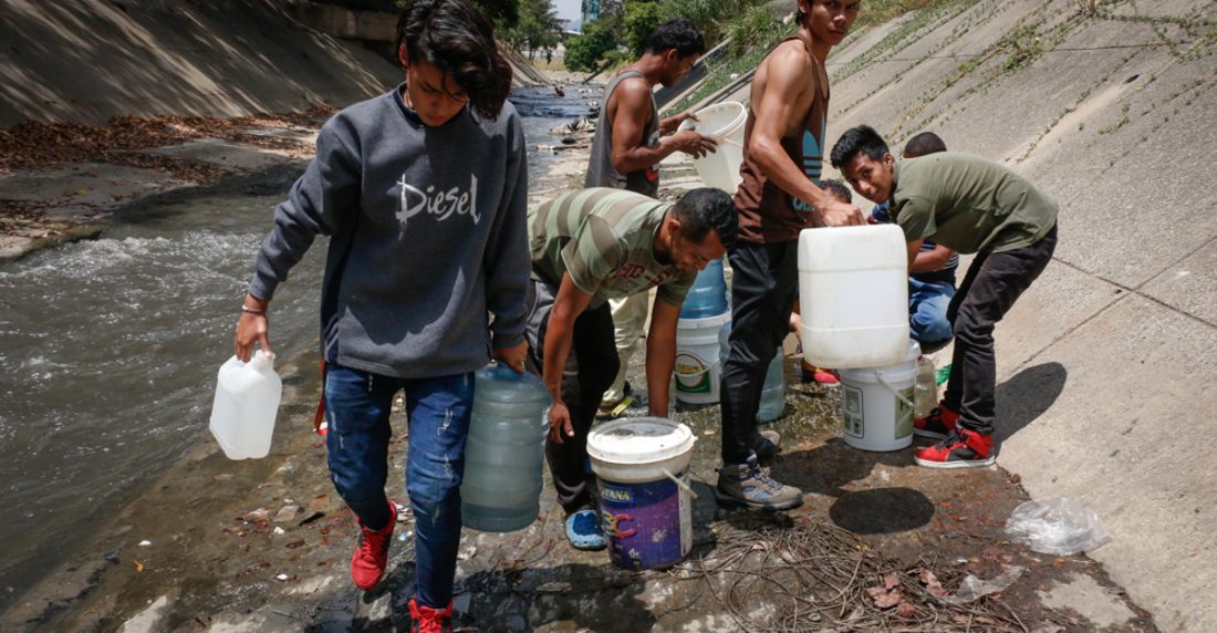 Caracas sin agua potable