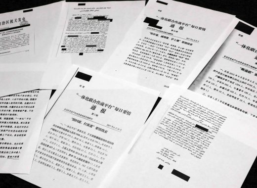 Documentos clasificados que muestran la presencia de campos de reeducación en China