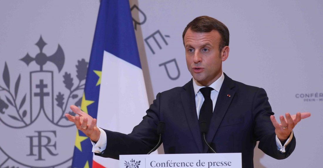 Macron afirmó que la OTAN está en muerte Cerebral y la UE al borde del colapso