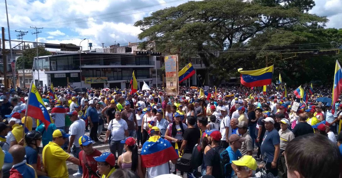 Táchira salió a las calles por la libertad y la democracia
