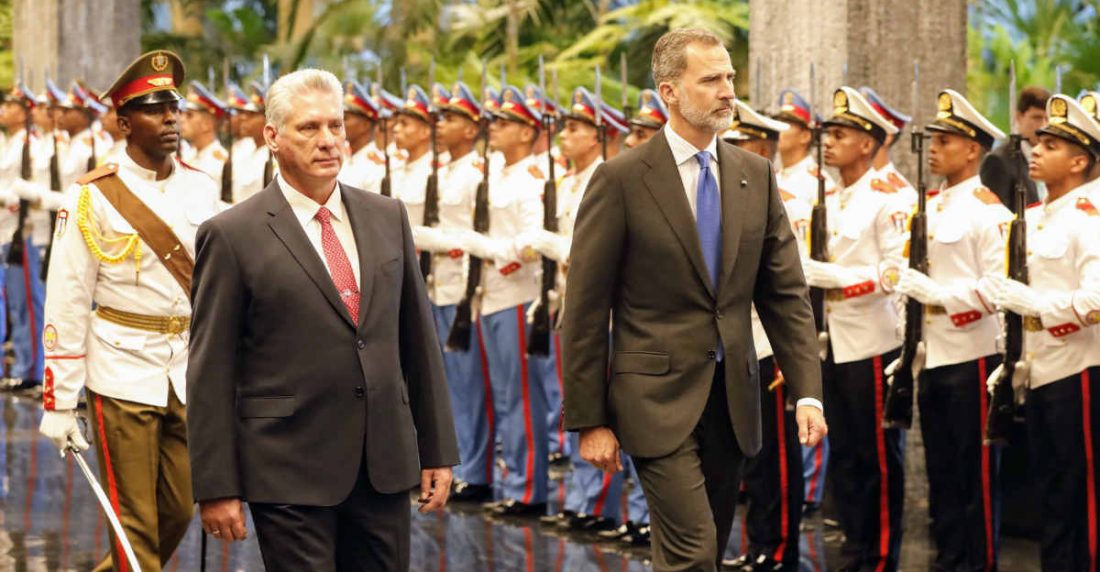 Los reyes de España en La Habana. Foto: EFE