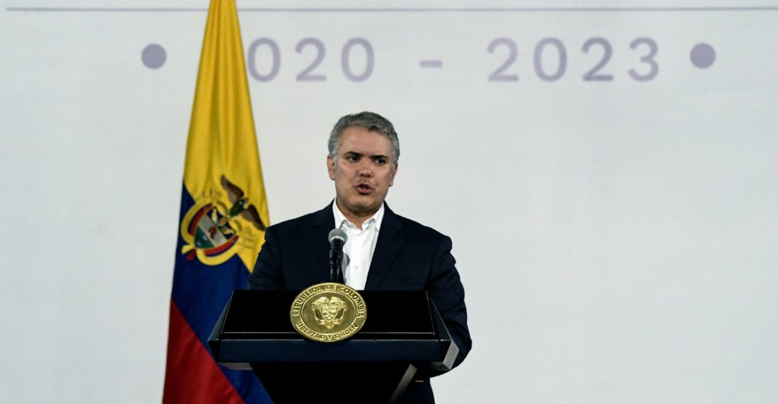 Iván Duque, presidente de Colombia. AFP