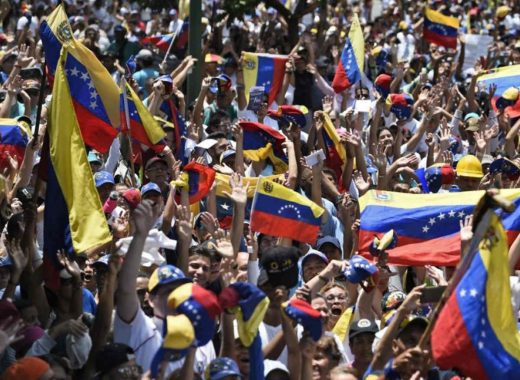 Marchas en Venezuela. Foto: AFP / referencial