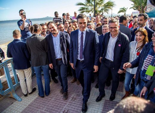 El Partido Socialista del presidente del gobierno en funciones, Pedro Sánchez, parece encaminado a repetir como la fuerza más votada en el Parlamento