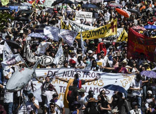 Protestas en Colombia 2019. Foto: AFP