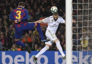 Benzema, Madrid, falla ante la portería del Barcelona