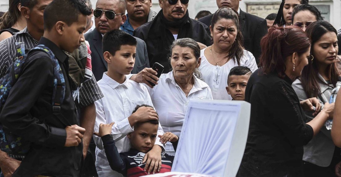 Líder social asesinada en Colombia