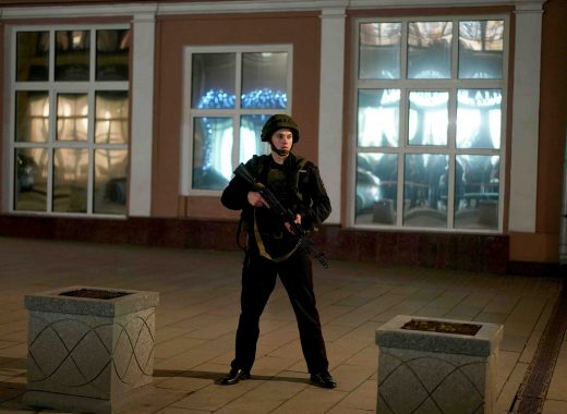 Durante el tiroteo, la policía se desplegó en Moscú, sede de los Servicios Secretos de la FSB