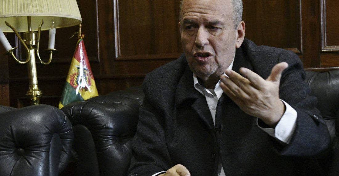 Arturo Murillo, ministro del Interior de Bolivia. AFP