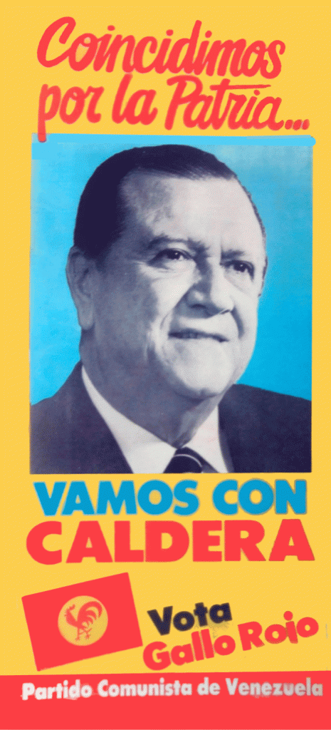 Publicidad electoral de Rafael Caldera. Foto: Cortesía