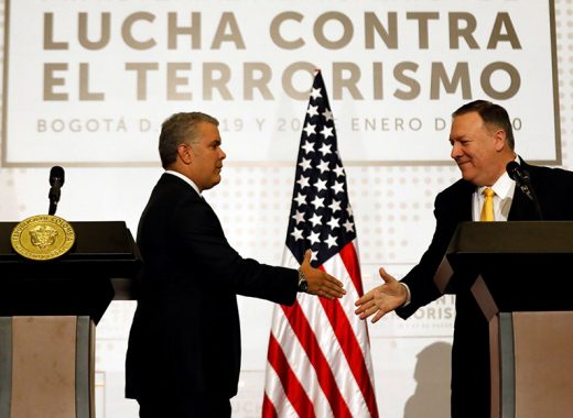Colombia y EEUU reiteran su apoyo a Guaidó