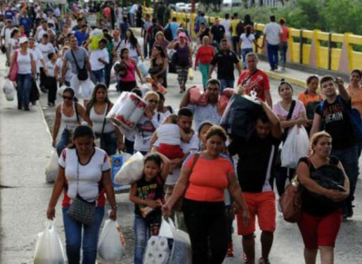 Migrantes venezolanos. AFP