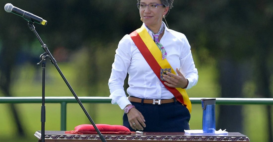 Claudia López, alcaldesa de Bogotá. AFP