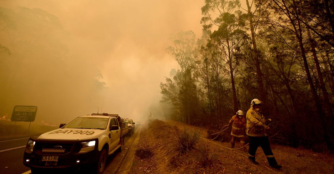 Miles de personas evacuadas por incendios en Australia