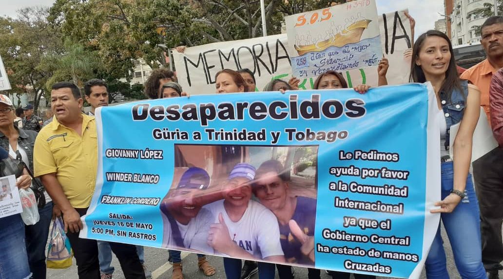 Familiares de los desaparecidos en el Caribe