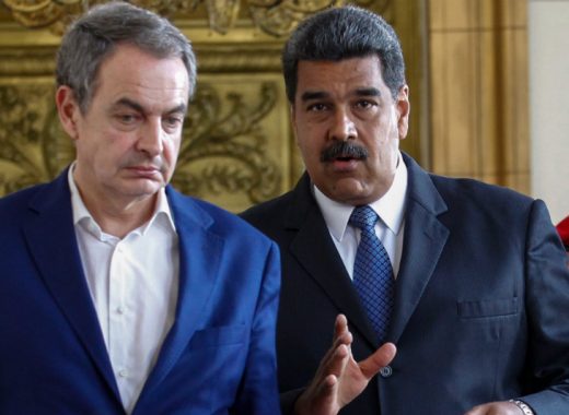 Zapatero y Maduro. Foto: Público