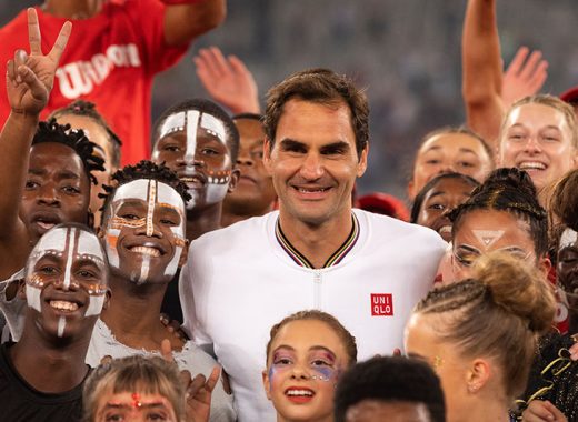 Federer y Nadal jugaron partido histórico en Sudáfrica